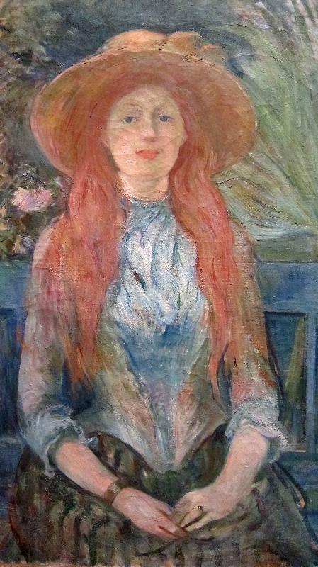 Berthe Morisot Jeune fille dans un parc